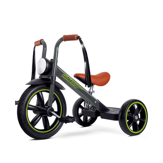 Motor-Style Kids Tricycle with Streamer Handlebars