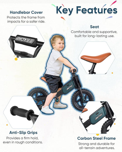 Toddler Sport Balance Bike with Footrest
