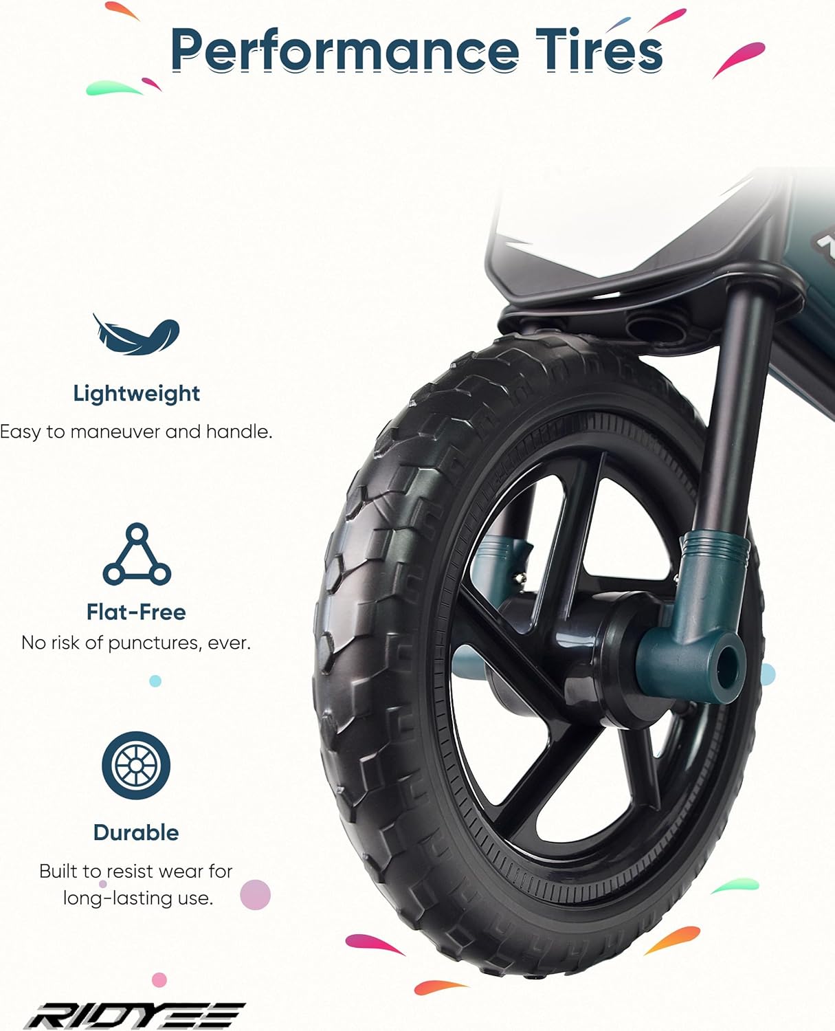 Toddler Sport Balance Bike with Footrest