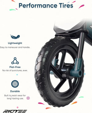 Toddler Sport Balance Bike with Footrest