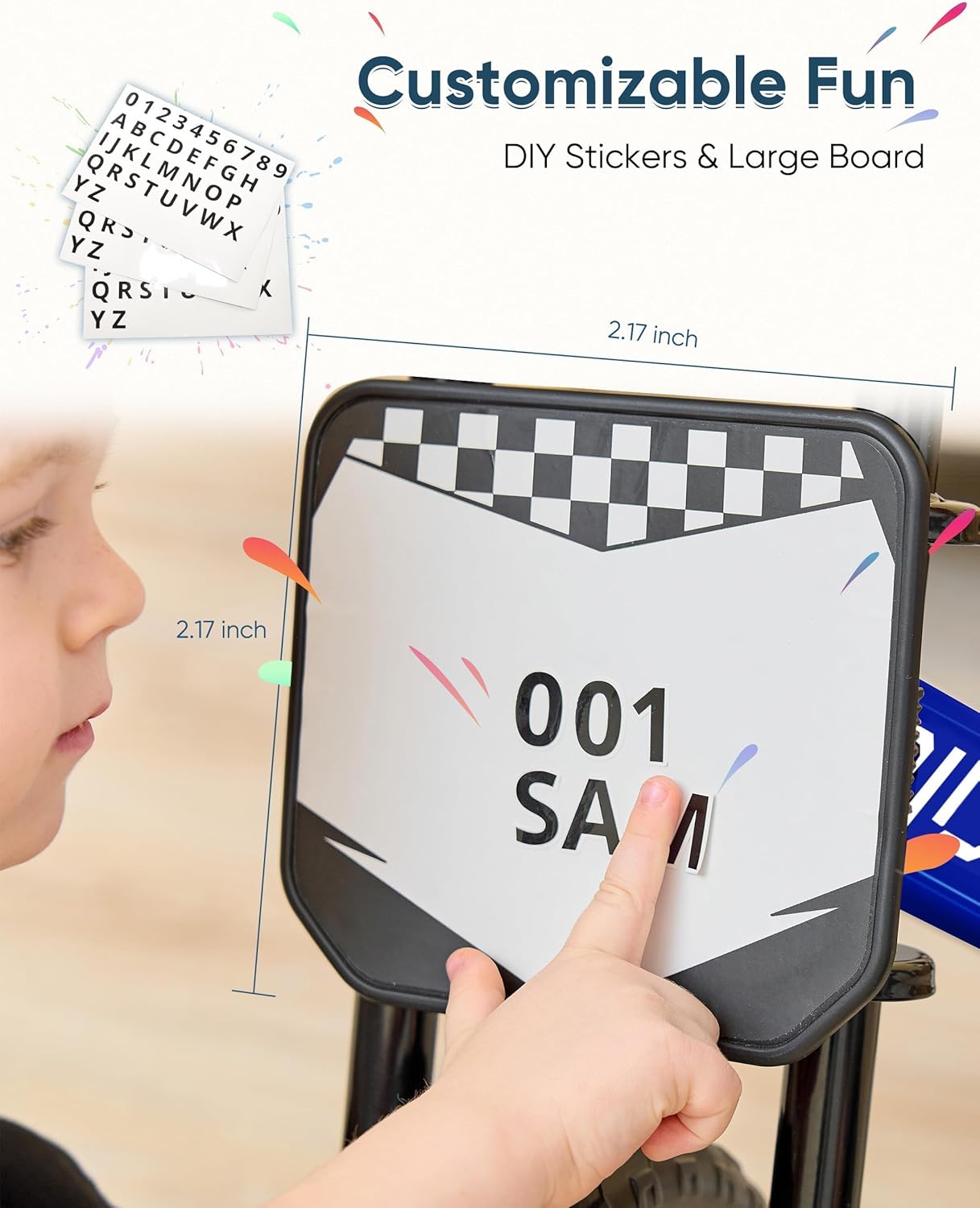 Toddler Balance Bike with Footrest