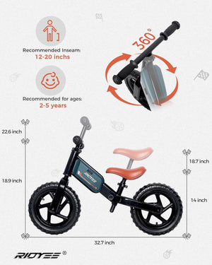Toddler Balance Bike with Name Plate