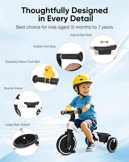 Kids Tricycle with PU Tires