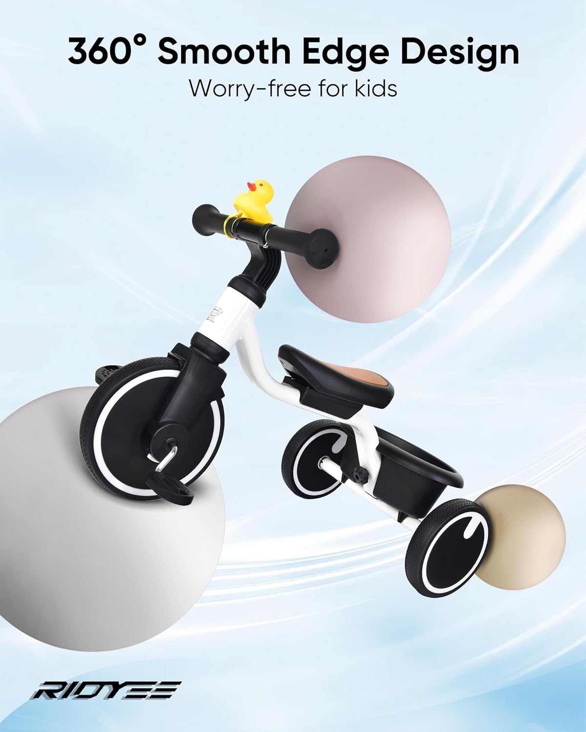 Kids Tricycle with PU Tires