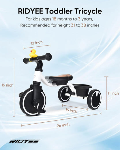 Kids Tricycle with PU Tires
