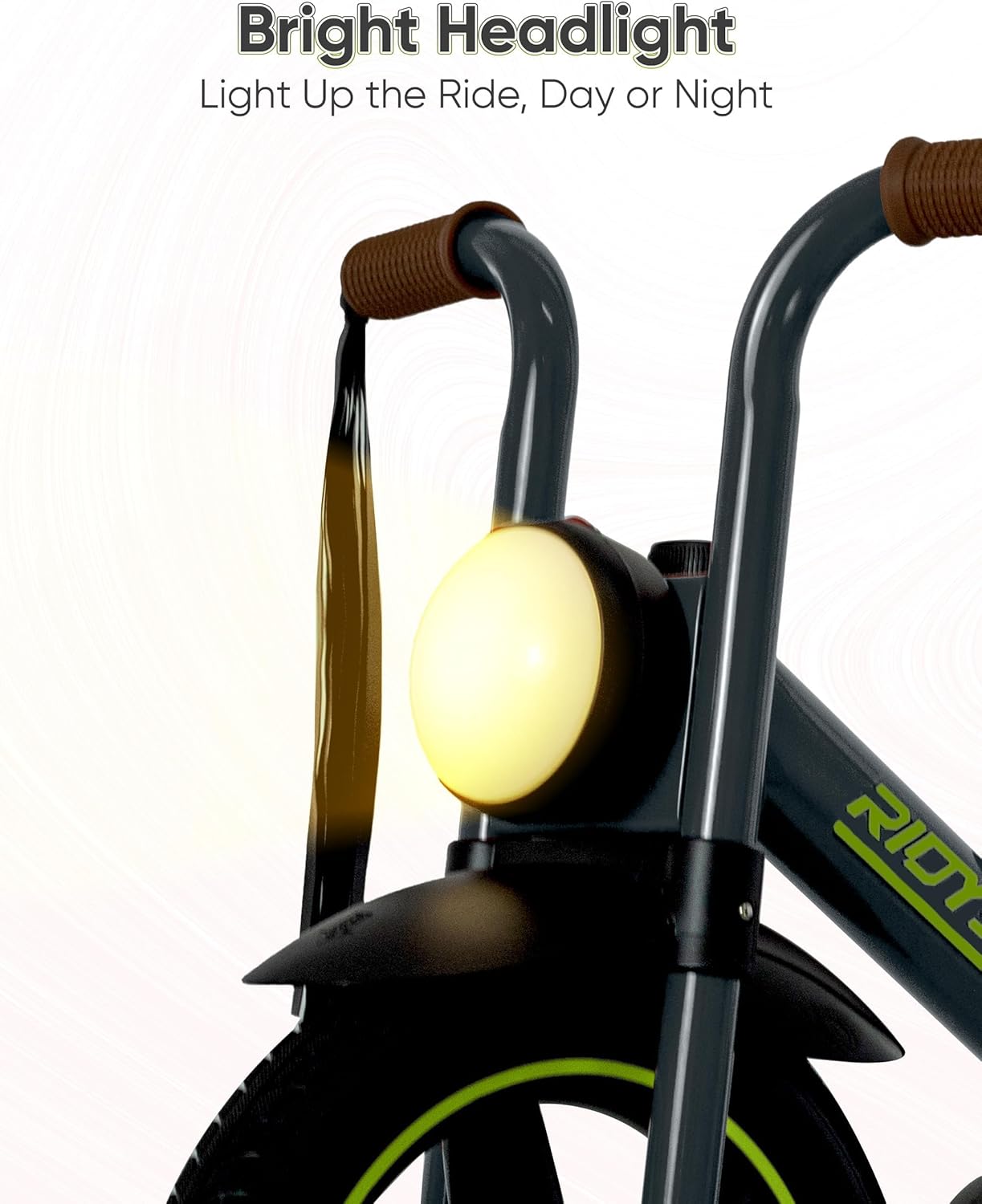 Motor-Style Kids Tricycle with Streamer Handlebars