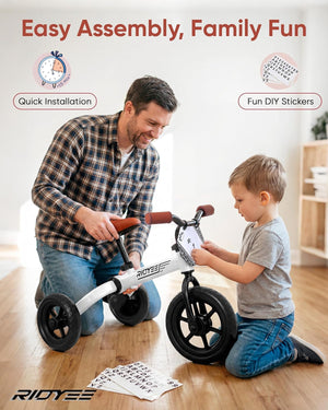 3-in-1 Foldable Tricycle with Adjustable Handlebar and Seat