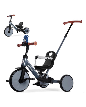 5-in-1 Convertible Toddler Tricycle with Safety Belt