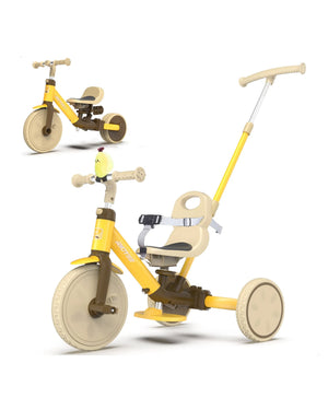 5-in-1 Convertible Toddler Tricycle with Safety Belt