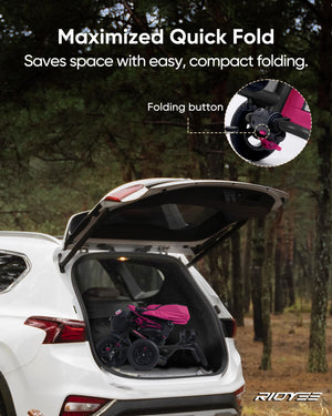 7-in-1 Folding Toddler Tricycle with Rotatable Seat