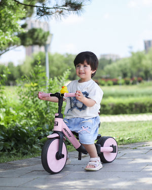 8-in-1 Convertible Toddler Tricycle with Canopy