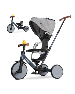 8-in-1 Convertible Toddler Tricycle with Canopy
