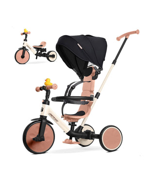 8-in-1 Convertible Toddler Tricycle with Canopy