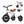 3-in-1 Foldable Tricycle with Adjustable Handlebar and Seat