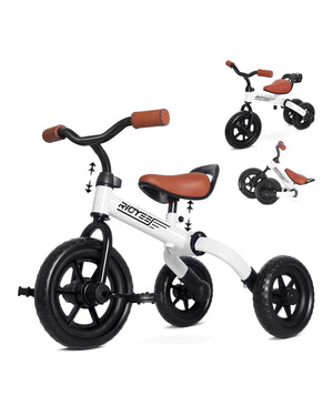 3-in-1 Foldable Tricycle with Adjustable Handlebar and Seat